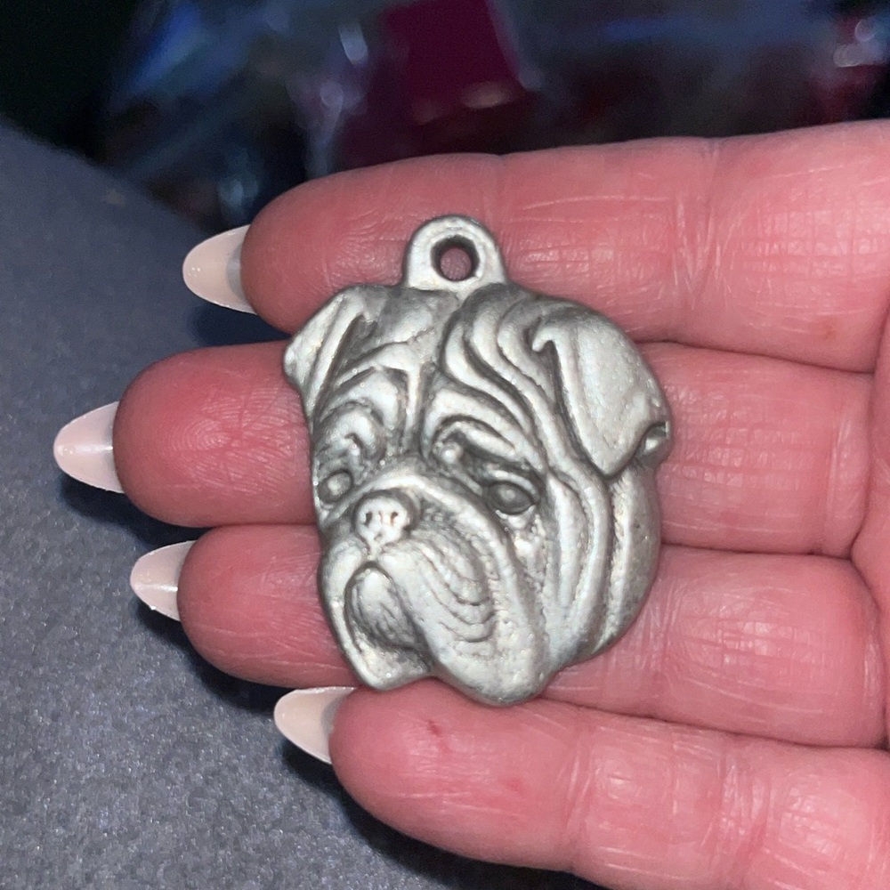 Bulldog keychain
